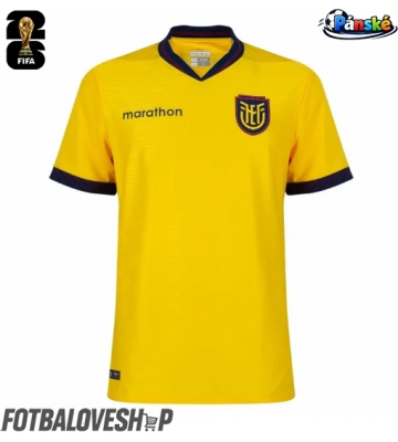 Ekvádor Domácí Dres MS 2026 Krátký Rukáv